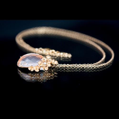 Annamaria Cammilli - Blossom Pink Quartz Necklace